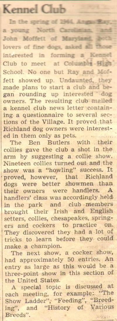 9/3/45 Villager - Page 5 ~ Kennel Club