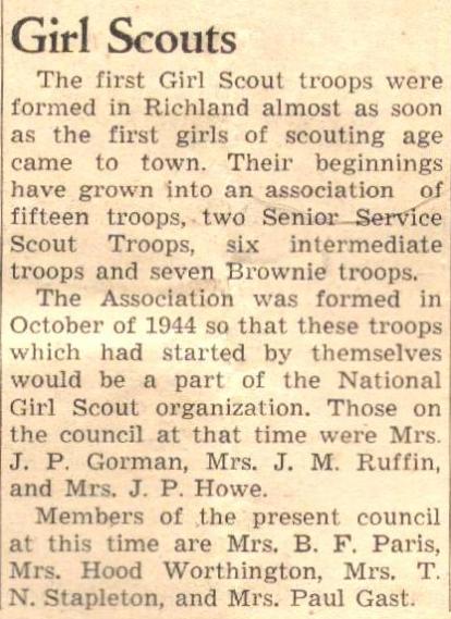 9/3/45 Villager - Page 4 ~ Girl Scouts