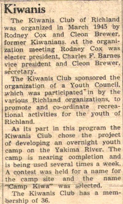 9/3/45 Villager - Page 7 ~ The Kiwanis Club