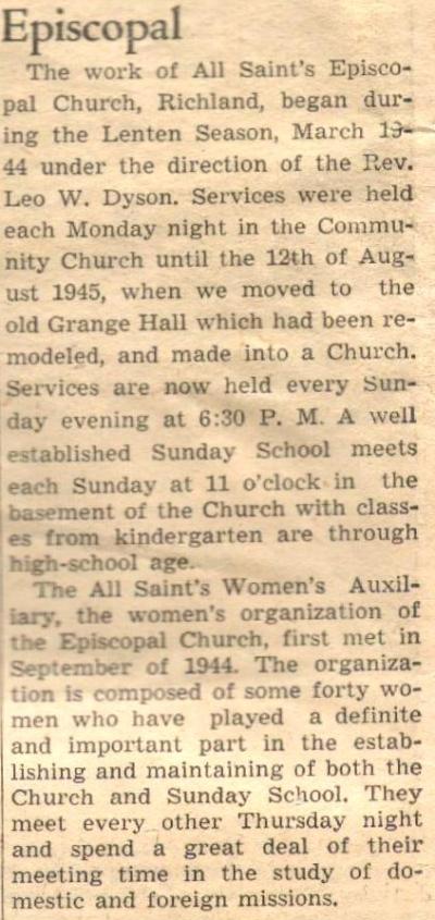 9/3/45 Villager - Page 8 ~ Episcopal